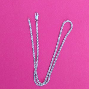 Sterling rope necklace